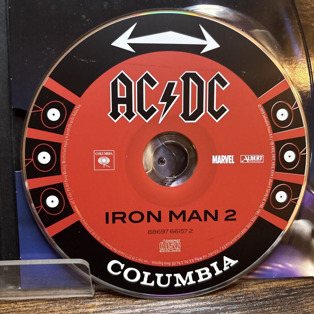 AC/DC – Iron Man 2 Soundtrack CD 2010 Marvel Movie Rock Album - Picture 4 of 5